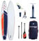 Gladiator Stand Up Paddling Board Set | Elite 2023 | Extrem leicht | Full Carbon Paddel | 1000D PVC | Inkl. Rucksack, Pumpe, Reparaturset | Finne | 26 psi | Bedienungsanleitung