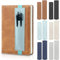 GZkushi 12 Stück Leuchtturm Stiftschlaufe, Leder Pen Loop für Bücher, Notebook, Planer, Kalender, Tagebuch, Schulbedarf für Schule und Büro（6 Farben）
