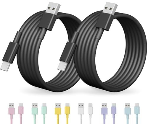 ZFFPFE USB to USB C Cable Carplay [MFi Certified] 5 Ft Carplay Cable Car Charger Cord Compatible with iPhone 15 15 Pro Max 15 Plus, iPad 10th Gen, iPad Air 5th/ 4th Gen,Mini 6th Gen, Black