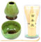 4Pcs Matcha Whisk Set Elegant Japanese Matcha Tea Set Reusable Matcha Making Kit with Ceramic Matcha Bowl Matcha Whisk Holder Handmade Bamboo Matcha Whisk and Matcha Scoop for Tea Lovers