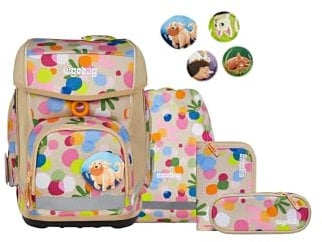 ergobag cubo Set ergonomischer Schulranzen Klassisch 5-teilig 1. Klasse Grundschule