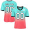 Generisch Personalisiert Herren Sporthemden Rugby Trikot Schnelltrocknend American Football Trikot Atmungsaktiv T-Shirt Individuelles Fußball Trikot Kurzarm Trikot Männer Damen Black Friday Angebote