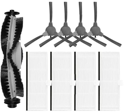 MEIYIYA Ultenic T10 Elite Rouleau Brosse latérale Filtre Hepa Robot aspirateur Accessoires compatibles avec