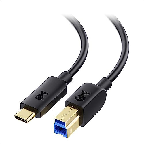 Cable Matters Cavo USB Tipo C a USB B 3.0 (Cavo USB C a USB B) Colore Nero 0,3m