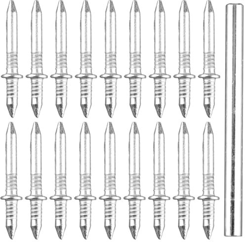 Luckious 100 PCS Heavy-Duty Double-Head Nails for Skirting Boards – Rust-Resistant, Multi-Purpose Nails for Wooden Furniture and Wall Panels – Strong and Durable