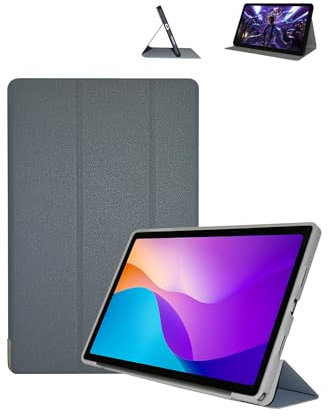 Slim Case For Teclast P50/P50S 11inch Android 14 Tablet– Shockproof Cover With Auto Sleep/Awake and tri-folding Slim and Durable Case,WaterProof,Anti-Scratch,Gray