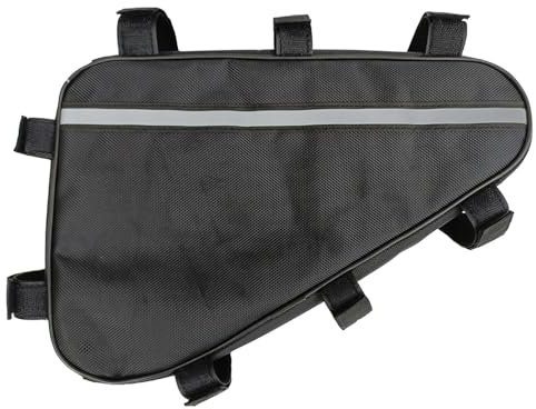 Electric Cycle Battery Storage Bag - Electric Mountain Battery Bag Triangle | Waterproof Triangle Battery Pack | Size 15.35x14.17x8.66 Inches Pouch for Lithium Battery/Conversion Kit
