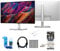 Dell U2723QE UltraSharp 27-Inch 4K USB-C Hub Monitor Bundle with HDMI Cable, USB-C Charging Cable, Screen Cleaner, Adapter Cable, and Hook-and-Loop Fastening Cable Ties (6 Items)