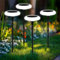 Luces Solares LED Exterior Jardin 4 Piezas luces solares exteriores Impermeable IP65 Lámparas Solares Extra Brillantes de 34 lúmenes para Patio Césped Pasillo Terraza Paisajes Caminos (Blanco)