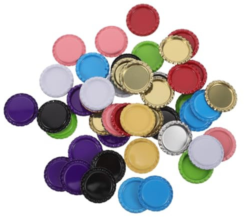 Didiseaon 1 Lot De Bouchons De Bouteille De Bière Plats Et Décoratifs Pour Fabrication De Bijoux Artisanaux Pendentifs Résine