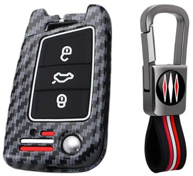 Autoschlüsselabdeckung Für VW Für Volkswagen Für Golf 7 Mk7 Für Polo Für Jetta Für Tiguan Seat Leon Fabia Ibiza Skoda Schlüsselgehäuse