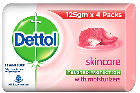 Dettol Hautreinigungsseife, 125 g (4er-Pack)