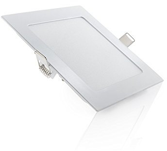 Placa LED 12W 749Lm 2700ºK Cuadrada 40.000H [HO-GP-LZ-5-WW] | Greenice