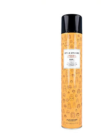 Alfaparf Milano Style Stories Original Hairspray - Starker Halt 500 ml, Einfarbig, Einheitsgröße