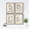 Nacnic Vintage - Pack de 4 Láminas con Patentes de Helado. Set de Posters con inventos y Patentes Antiguas. Elije el Color Que Más te guste. Impreso en Papel de 250 Gramos de