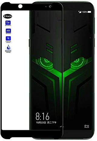 XMTON Xiaomi Black Shark Helo 6.01 Protection Écran,Full Coverage Verre Trempé Protecteur d'Écran de Dureté 9H pour Xiaomi Black Shark Helo Smartphone (2 Pack)