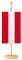 Vispronet® Tischbanner Österreich Nationalfahne Set ✓ Fahne & Ständer ✓ Kordel-Rand