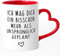 SpecialMe® Tasse mit Herz-Henkel ich mag dich ein bisschen mehr als geplant Geschenkidee Valentinstag Freund/Freundin/Partner rot Herz-Tasse