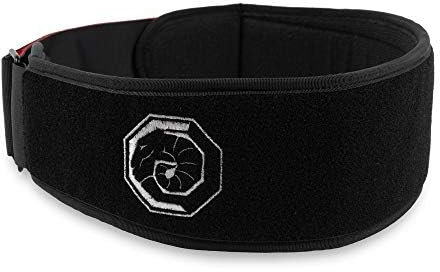 TRAINLIKEFIGHT - Gewichthebergürtel - Gürtel für Funktionstraining, Gewichtheben, Fitness und Trainings mit hoher Belastung - Stützung der Lendenwirbel - Schwarz - S