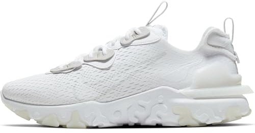 NIKE Men's React Vision Running Shoe, White Lt Smoke Grey White Lt Smoke Grey, 9 UK