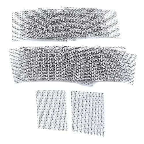 Woogim 20PCS Stainless Steel Aquatic Moss Wall Aquarium Fish Tank Wire Mesh Pad Moss Net 1.97×1.97