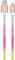 LAX Gadgets USB A to Lightning Cable - Glitter Apple MFI Certified for iPhone, iPad, iPod - Durable Nylon Braided Fast Charging - High Data Sync - 6 Feet - Rainbow (GLMFI6BOW)