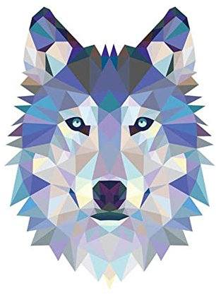 GIVBRO Bügelbild Aufnäher Wolfs Applikationen Aufkleber Wärmeübertragung Patch für T-Shirt DIY Zubehör (#D)