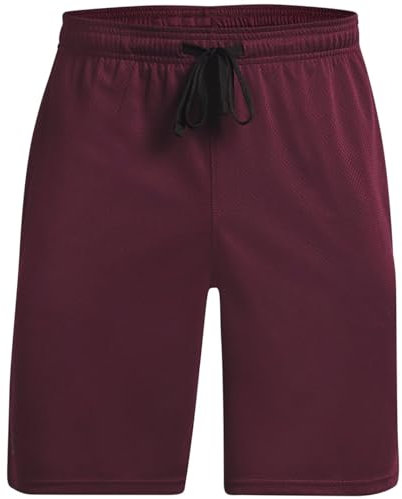 Under Armour Herren Tech Mesh Shorts Kurze Hose, Dunkles Kastanienbraun/Schwarz, S
