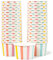 Paper Ice Cream Tubs and Soup Bowls, 50-Count, 163 ml, Sundae Stripes, Hot/Cold Paper Snack Cups, Disposable Ice Cream Cups, Soup Bowls
