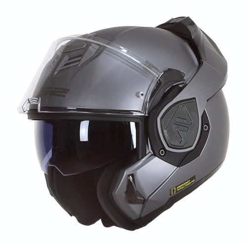 LS2, Klapphelm Motorrad ADVANT SOLID Matt Titanium, XXXL
