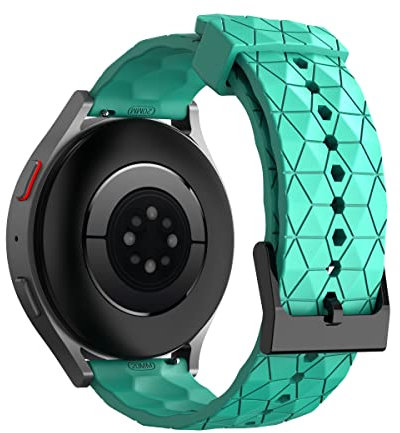 KUTEWEU 22mm Cinturino Compatibile con Galaxy Watch 3 45mm/Galaxy Watch 46mm/Gear S3 Classic Straps,20mm Cinturino in Silicone per Galaxy Watch5 Pro/Galaxy Watch5 40mm/Watch4 (20mm, Verde Acqua)