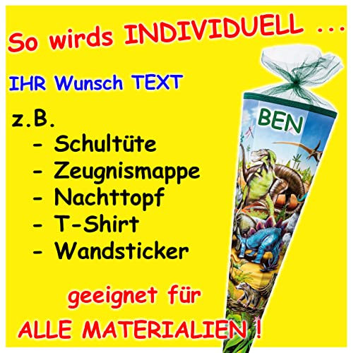 alles-meine.de GmbH Namenswunsch - individueller persönlicher Schriftzug Name__ für Ihren Artikel - zum Aufkleben/oder Aufbügeln - hält auf Allen Materialien !