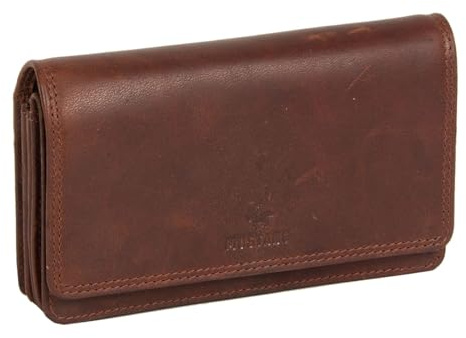 MUSTANG Leder Geldbörse Como Luanda Wallet Brown braun