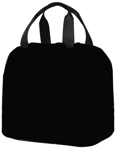 NHCMDSB Bolsa de almuerzo de dibujos animados, Imágenes de animación, Diseño de Anime Impreso en 3D, Bolsa para El Almuerzo Ligera para Mujeres, Niños, Niñas, Trabajo, Escuela y Viajes