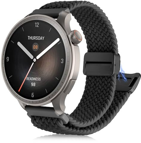 CHULN Cinturino Compatibile con Amazfit Balance/Amazfit Bip 5/Amazfit Cheetah/Amazfit Cheetah Pro, 22mm Sportivo Braccialetto di Ricambio in Nylon per Amazfit Balance.