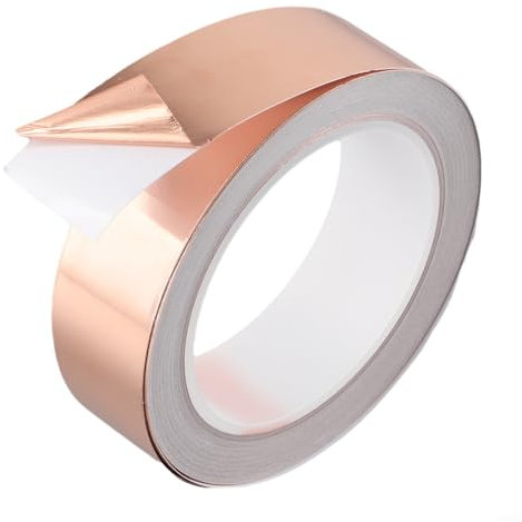 HEIBTENY Ruban anti-limaces en cuivre, ruban de cuivre contre les limaces, les limaces, les escargots, les escargots, les butoirs en cuivre 30 mm x 20 m, 50 mm x 20 m (50 mm x 20 m)