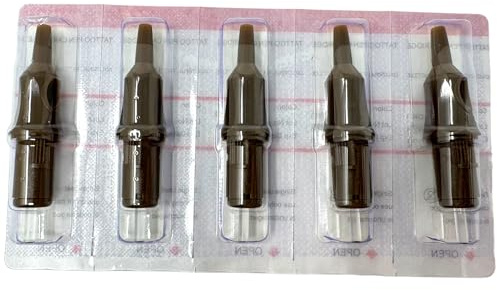 INKgrafiX® - 5x Nadelmodule mit Kugelschreibermine in verschiedenen Farben erhältlich- SWORDSHIELD von INKgrafiX® Nadel Kugelschreibermine Tattoonadelset tätowieren (Braun)