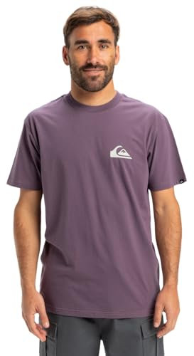 Quiksilver Herren Ev Mini Logo Ss T-Shirt, Vintage, Violett, XS