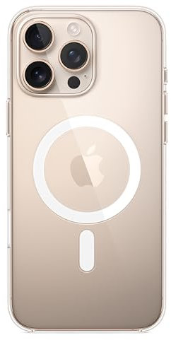 Apple Custodia MagSafe cover trasparente per iPhone 16 Pro Max 