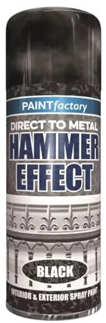 YSAMAX Black Hammer Spray Paint, Durable Finish, Prevents Rust And Corrosion, Quick Drying Formula, Long-Lasting Protection, Versatile Uses, 400ML, (1 PCS)