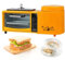 4 In 1 Breakfast Maker Machine with 1L Cooking Pot, Non-stick Frypan, 8L Toaster - Yellow, HD Touch Screen, Independent Temp Control - Home Use