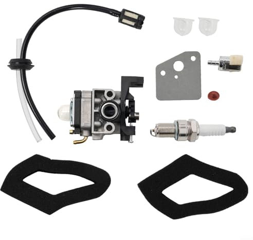 ZiStarlilife Carburetor Kit for Honda GX25 GX25N FG110 For Mantis Tiller 4 Engine Carburetor 16100Z0H825 Generator Water Pump With Gasket Fuel Filter Oil Pipe