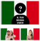 bandiera italiana personalizzato (90x150cm) striscione personalizzata Crea la tua immagine arazzo da parete banner, telo arredo divertente,poster decorativo per club, concerti