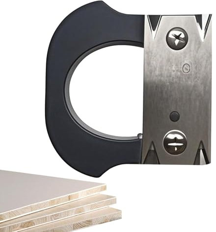 Edge Banding Trimmer | Holz Anfasen Schlitzschaber | Edelstahl Präzision Handbetriebene Kantenhobel Für Furnier Holzarbeiten PVC Gebogene Und Gerade Kanten