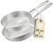 SILBERTHAL Padelle acciaio inox 20 e 28 cm - Per induzione e tutti i tipi di cucine - Set padelle acciaio inox induzione