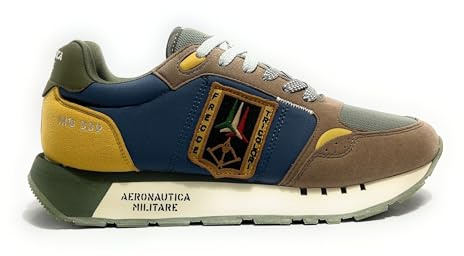 Aeronautica Militare Herren-Sneaker Mehrfarbig US26AR06 261SC0292UCT03331, mehrfarbig, 41 EU