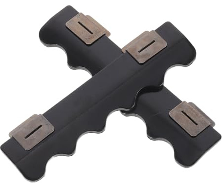 Pettine per Asciugacapelli 2 Pezzi Nero, Ugello Clip-on Integrato | Plastica e Ferro, Struttura Stretta per Flusso Mirato, Uso in Hairdressing e Routine Mattutina