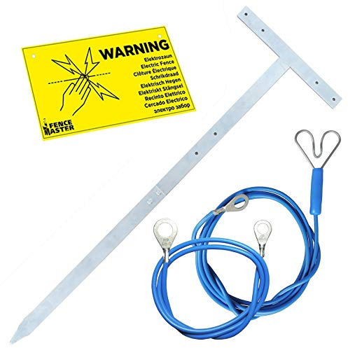 Eider 10026-200 Mobiles Anschluss-Set II für Weidezaungeräte, Natur