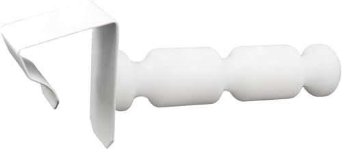 dekondo !! Neuheit !! 10x Fensterhaken/Dekohaken mit Distanzhalter Weiß für Fensterdicke: 12-20mm