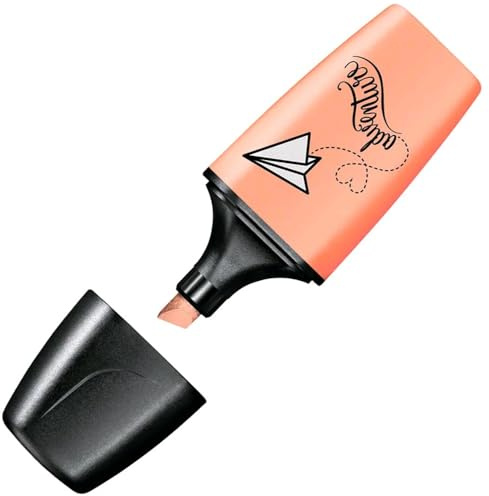 STABILO - Textmarker - BOSS MINI Pastellove - Einzelstift - cremige Pfirsichfarbe